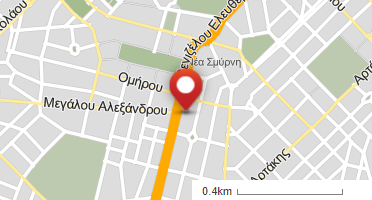 Location of business on map