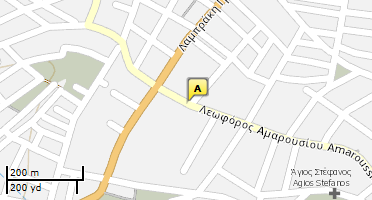 Location of business on map
