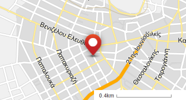Location of business on map