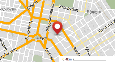 Location of business on map