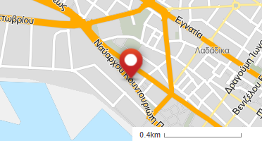 Location of business on map
