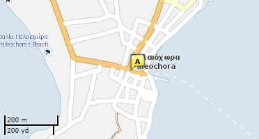 Location of business on map