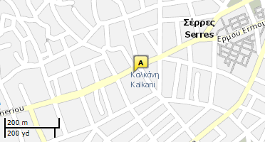 Χάρτης και σημείο της επιχείρησης