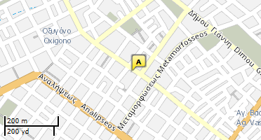 Location of business on map