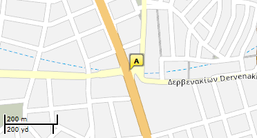 Location of business on map
