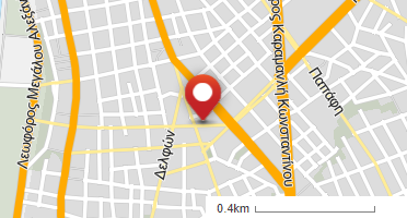 Location of business on map