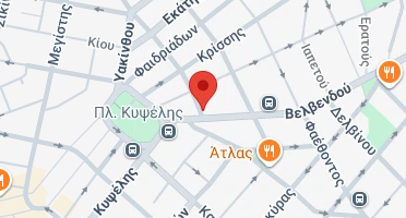 Location of business on map