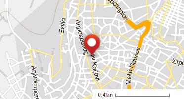 Location of business on map