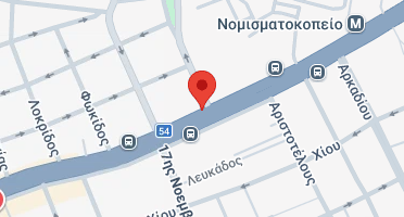 Location of business on map