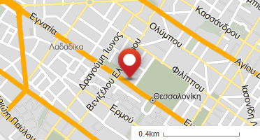 Location of business on map