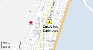 Location of business on map