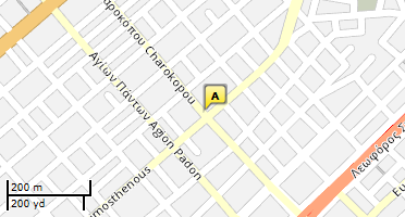 Location of business on map