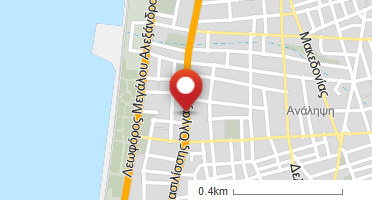 Location of business on map