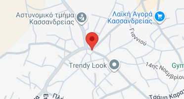 Location of business on map