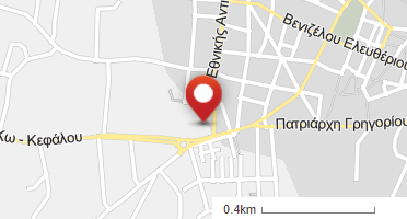 Location of business on map