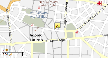 Location of business on map