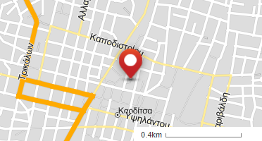 Location of business on map