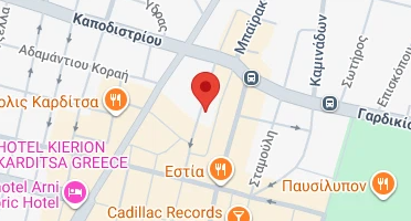 Location of business on map