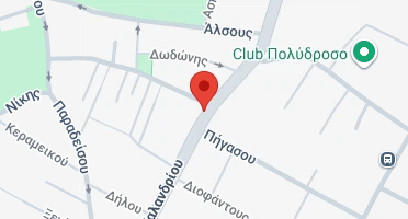 Location of business on map