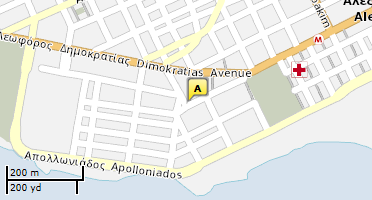 Χάρτης και σημείο της επιχείρησης