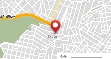Location of business on map