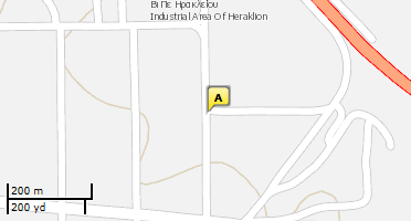 Location of business on map