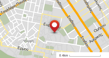 Location of business on map