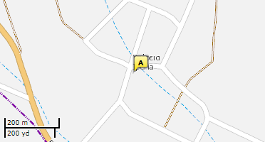 Location of business on map