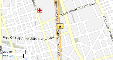 Location of business on map
