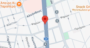 Location of business on map