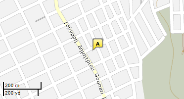 Location of business on map