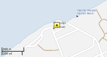 Location of business on map