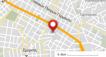 Location of business on map