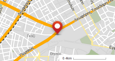 Location of business on map