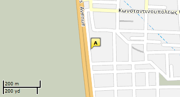 Location of business on map