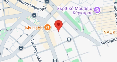 Location of business on map