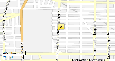 Location of business on map