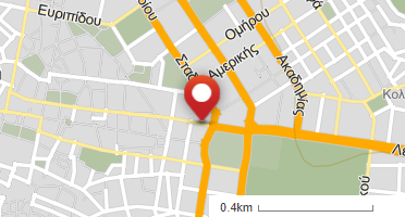 Location of business on map