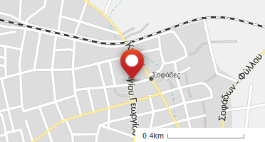 Location of business on map