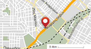 Location of business on map