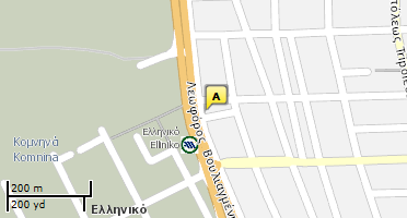 Location of business on map
