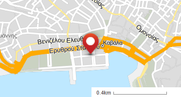 Location of business on map