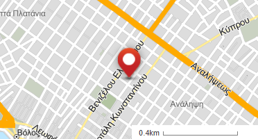 Location of business on map
