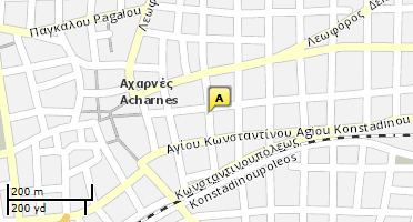 Location of business on map