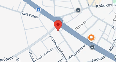 Location of business on map