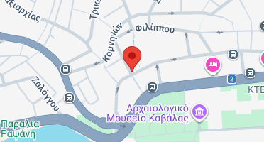 Location of business on map