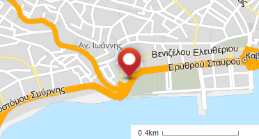 Location of business on map
