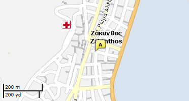 Location of business on map