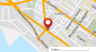 Location of business on map