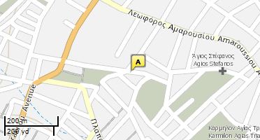 Location of business on map